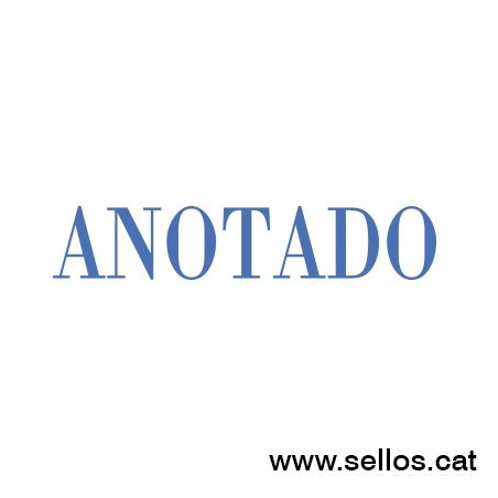 Formula Comercial TRODAT Anotado