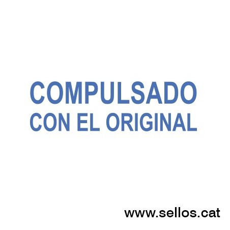 Formula Comercial TRODAT Compulsat amb l'original