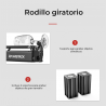 El suport giratori facilita el gravat d'objectes cilíndrics com a copes, gots, bolígrafs, gobelets, ...