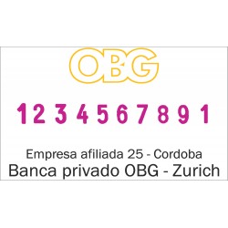 Numerador Trodat 55510/PL Professional 4.0, de 56 x 33 mm. marcada en MCI