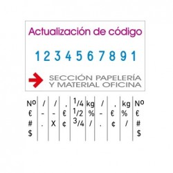 Numerador Trodat 55510/PL Professional 4.0, de 56 x 33 mm. composición de bandas