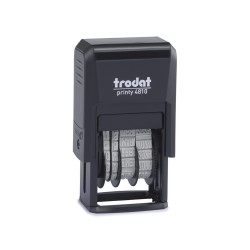 Datador TRODAT Printy 4810 sense placa. Alçada de 3.8 mm.