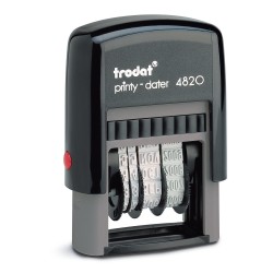 Datador TRODAT Printy 4820 sense placa. Alçada de 4 mm.