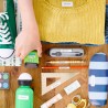 Kit textil Stamp & Stick. Marca de forma divertida los enseres escolares