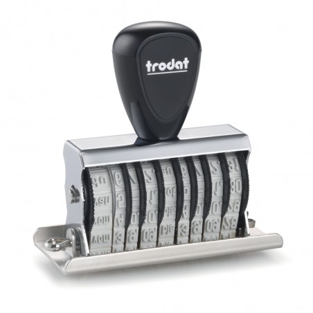 Doble datador manual Trodat 2226 amb placa de 67x30 mm.