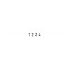 Numerador Trodat 1544, 4 bandas de 4 mm.