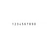 Numerador Trodat 15410, 10 bandes de 4 mm.