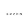 Numerador Trodat 15412, 12 bandes de 4 mm.