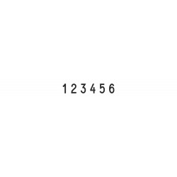 Numerador Trodat 1556, 6 bandas de 5 mm.