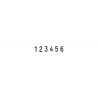 Numerador Trodat 1556, 6 bandas de 5 mm.