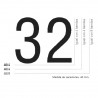 Numerador gigante Image 40/6, 6 bandas, 40 mm.