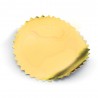 Rotllo de 100 etiquetes adhesives color daurat, per a marcar amb el segell en sec
