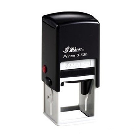 Sello Shiny de 30x30 mm.