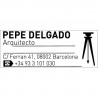 Segell de butxaca autoentintat CLIP amb placa de text de 50 x 20 mm.