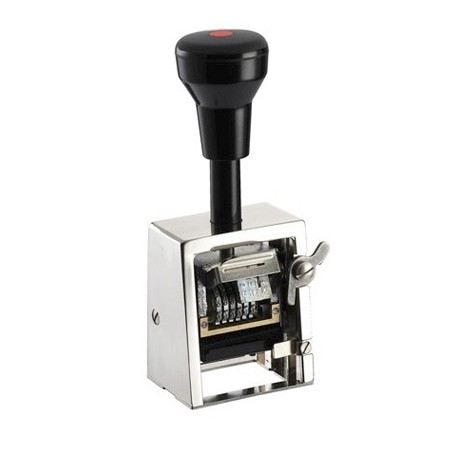 Numerador REINER D28BN, 6 xifres amb placa de 35 x 20 mm.