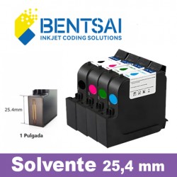 Cartucho base solvente (Bentsai) 25,4 mm con chip