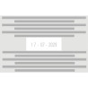 Fechador Trodat 54110 Professional de 85 x 55 mm.